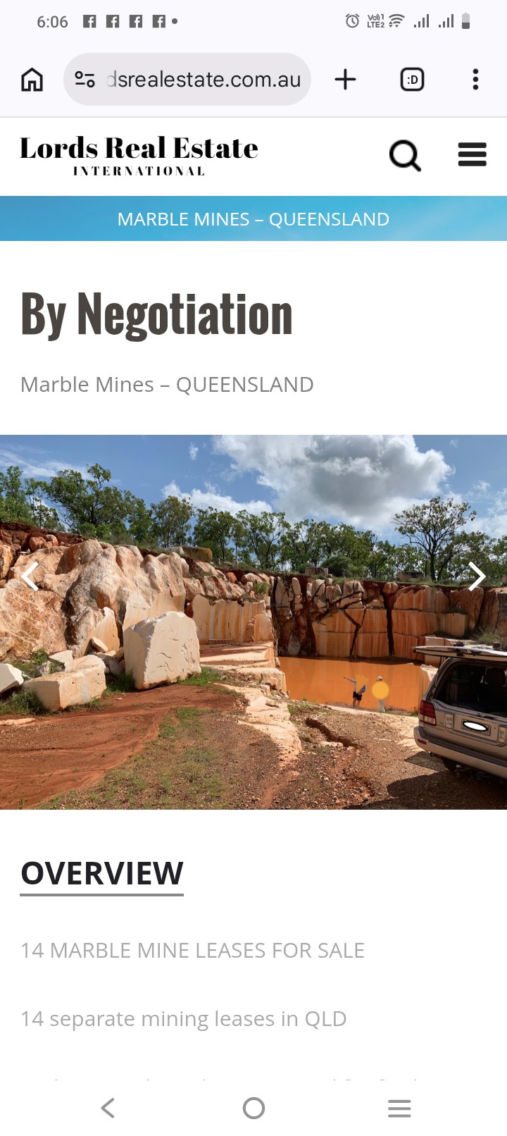 For rent marble mines in Australia 